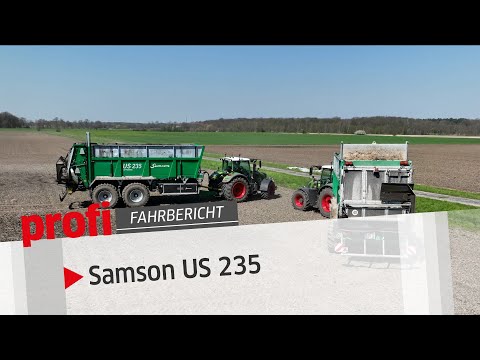 Universalstreuer Samson US 235 | profi #Fahrbericht