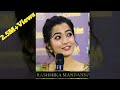 Rashmika Mandanna Cute Expressions Rashmika Mandanna Whatsapp Status