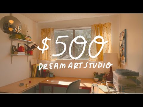 My $500 DREAM Art Studio Makeover