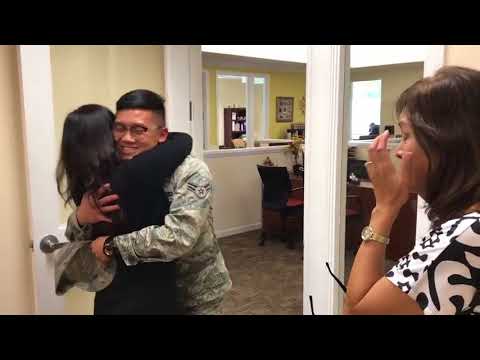 Airman Gives Surprise Visit to Family After Eight Months of Separation - 1001223