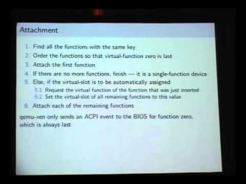 Xen Multi-Function PCI Pass-Through