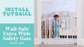 Wall Safe® Extra Wide Safety Gate | Install Tutorial