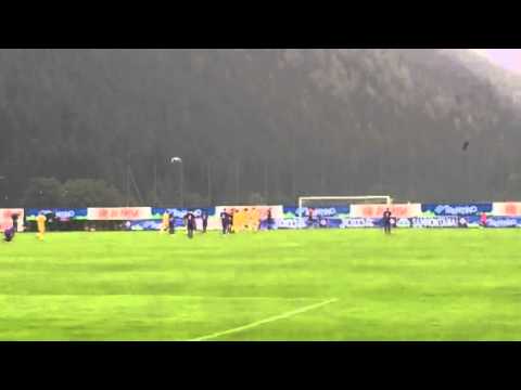 Moena: gol di Ilicic contro il Team Trentino