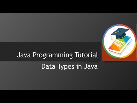 Data Types In Java Part 1 Java Tutorial By Idiotsdiary