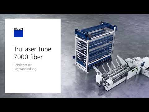 TRUMPF Laser-Rohrschneiden: TruLaser Tube 7000 fiber – Rohrlager mit Lageranbindung