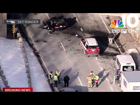 Crash on Route 128 leaves 1 dead in Wenham