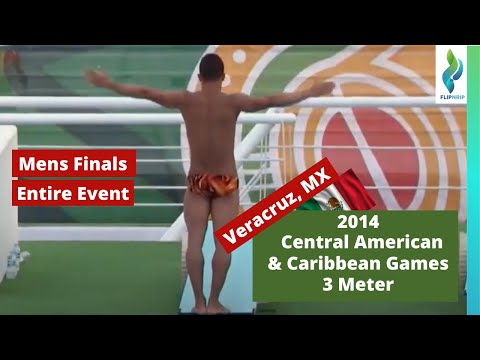 2014 Central American & Caribbean Games - Mens 3 Meter Springboard Diving Finals