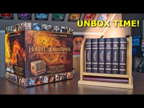 The Ultimate Hobbit and Lord of the Rings Collector's Edition Blu-ray Full Unboxing and Review!