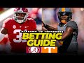 No. 3 Alabama vs No. 6 Tennessee Betting Preview: Free Picks, Props, Best Bets | CBS Sports HQ