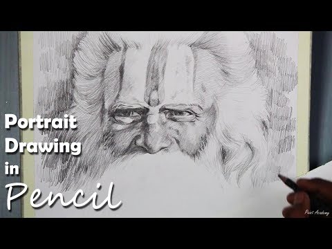 Mountains and Pine Tress Watercolor Pencil Landscape Drawing | steps to follow