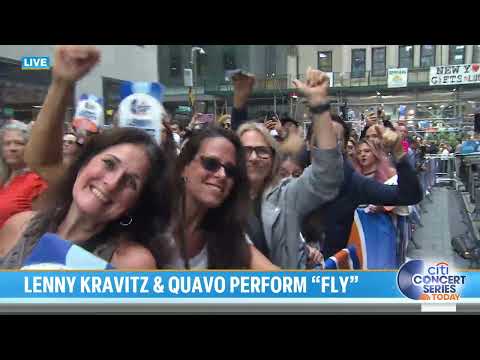 Lenny Kravitz and Quavo Performs Fly On The Today Show