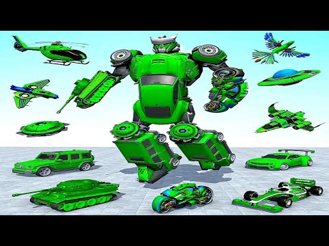 Transform Robot Game: Army Tank Truck Missile Helicopter Robot | Android iOS Gameplay