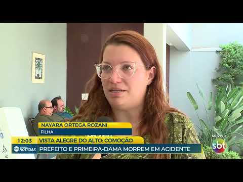 Vista Alegre do Alto: luto e comoção após morte de prefeito e primeira-dama (24/03/26)