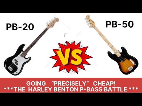 Harley Benton PB-20 VS pb-50 ( Precision Bass Battle)