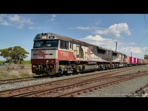 SCT 1PM9 With Extra Loading From Dooen - PoathTV Australian Trains & Railways