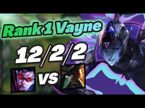 Vayne Vs Gangplank - Challenger Gameplay Rank 1 Vayne