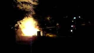 preview picture of video 'Burning car in Wheatley, Oxfordshire'