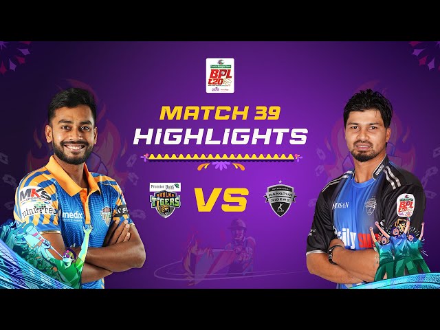 Highlights | Match 39: Rangpur Riders vs Khulna Tigers