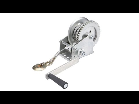 Harbor Freight 1/2 Ton Hand Winch Review 62592, 65688, 30905, 61385
