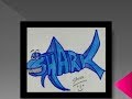 Word World Drawing SHARK DRAW LEARN