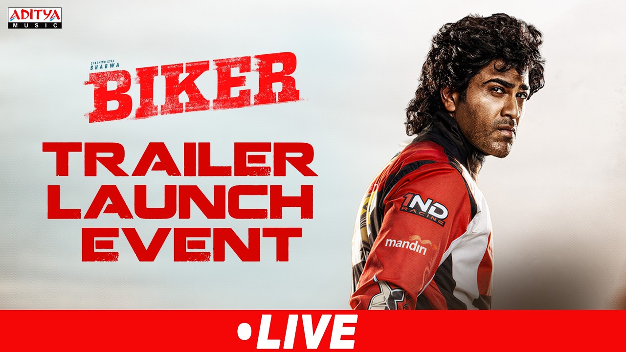 Biker Trailer Launch Event Live | Sharwanand, Malvika Nair | Dr Rajashekhar | Ghibran | Abhilash