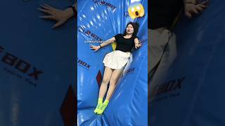 Trampoline Jumping Fun 😂😂 #shorts #jumping #youtubeshorts