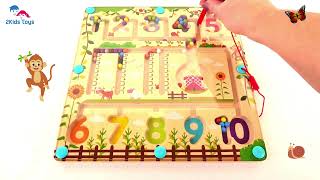 MAGNETICKÁ HRA na POČÍTÁNÍ do 10