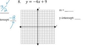 Linear Test Review #7-9