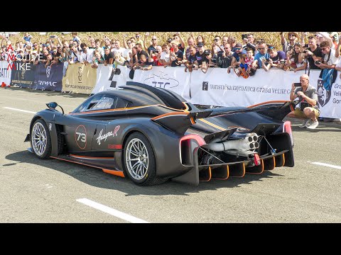 Hyper Car Accelerations on CLOSED Airfield! - La Voiture Noire, Huayra R, Valkyrie AMR PRO & MORE