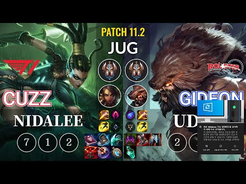 T1 Cuzz Nidalee vs KT GIDEON Udyr Jungle - KR Patch 11.2