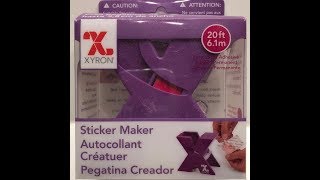 Cool Things You Can Do With Xyron 1.5" Sticker Maker - Demo