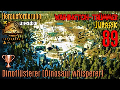 Jurassic World Evolution 2: Herausforderung #89 • Washington-Trümmer [Jurassic] • 🏆 Dinoflüsterer