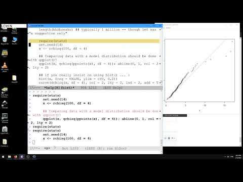 Starting R and getting R help inside of emacs, basic key command for movement and code execution