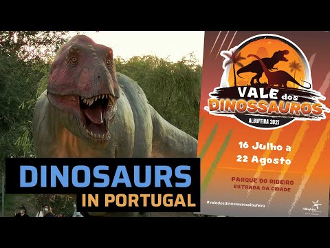 Vale dos Dinossauros - Jurassic Park with 14 life-size dinosaurs recreations in Portugal - Albufeira