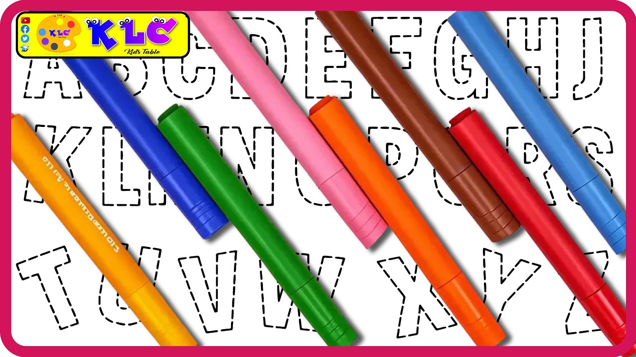 🔤 Alphabet Coloring Page: ABC Color /  Explore ABCs in Colorful Fun | Kids Educational Art 🎨
