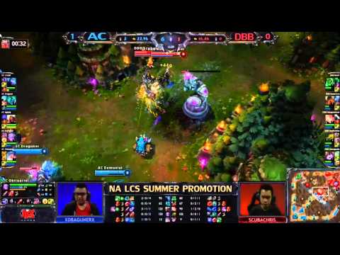 Double Buff vs Azure Cats Game 2 LCS 2013 NA Summer Promotion Matches