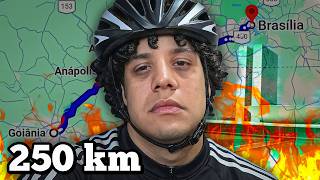 TENTEI PEDALAR 250KM ATÉ BRASÍLIA (isso foi um erro)