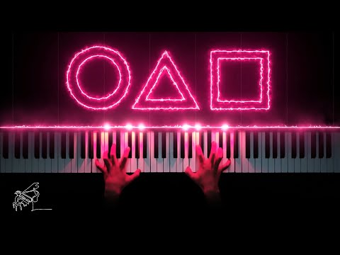 Squid Game - Mingle game song "Round and Round" (Piano Cover)