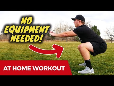 At Home No Equipment Baseball Workout