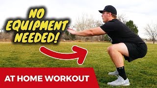 At Home No Equipment Baseball Workout