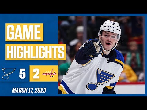 Game Highlights: Blues 5, Capitals 2