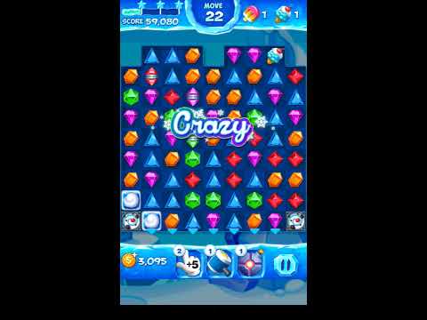 Jewel Pop Mania:Match 3 Puzzle Level 157 ( Ice Cream Town Episode ) - Walkthrough ( No Booster )