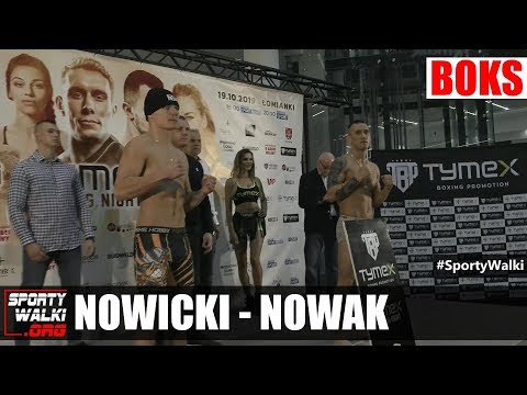 Blazej Nowak - Tomasz Nowicki oficjalna ceremonia ważenia