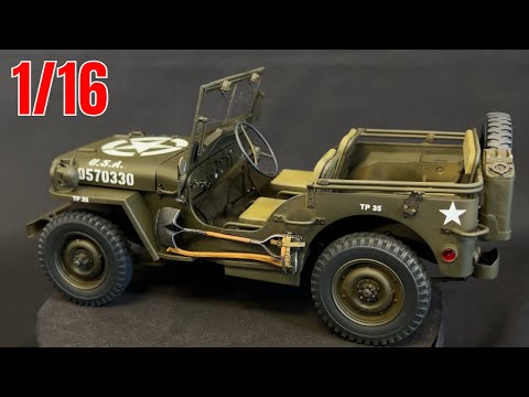 Full Build,  1/16 TAKOM 4X4 MB WW II Utility Truck , New Release detailed model