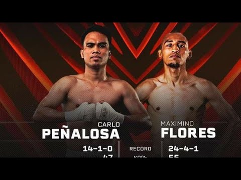 Carlo Penalosa vs  Maximo Flores |For the IBO-World championship Bouts