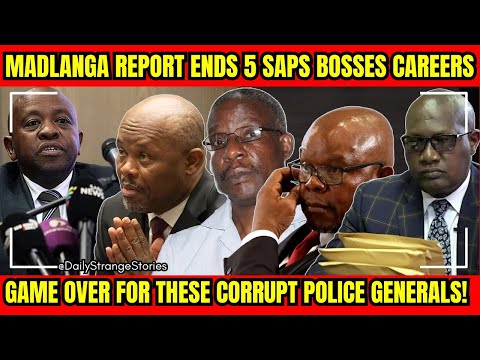 Madlanga Report ENDS Careers of 5 SAPS Generals - It's now GAME OVER!