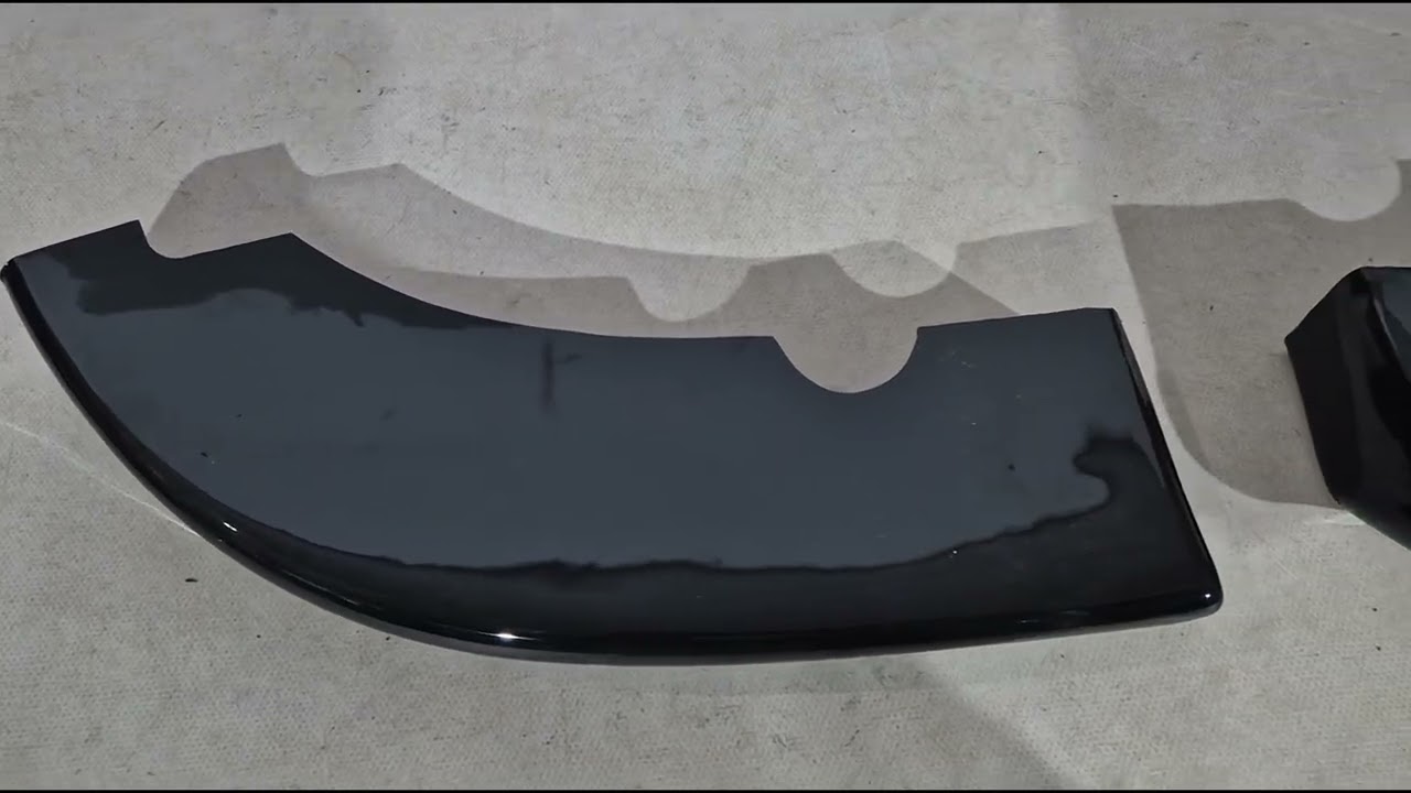 BMW 3-serie E46 1998–2006 Frontspoilerläpp Flap DPT (blank svart) Video 1