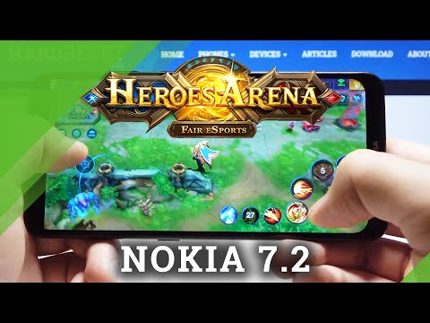 Test Heroes Arena GamePlay on NOKIA 7.2 – FPS / Drops / Crashes Checkup
