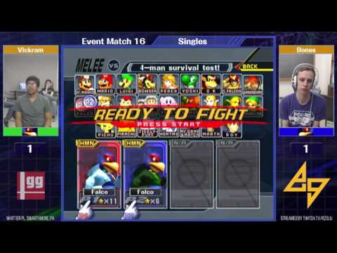 Event Match 16: Vickram (Falco) vs Bones (Falco) - Losers Semis