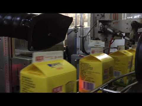 Flying Laser Marking For milk Bag (Bright Dairy)